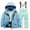 Green, variant on Boys Girls Outdoor Snow Ski Suit Set Hooded Winter Jackets And Pants Waterproof Warm 8-10 Years Jacket for Little Kids