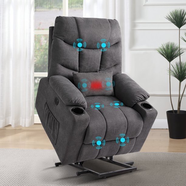 LVUYOYO Power Lift Recliner Chair, Heavy Duty Recliner with Remote