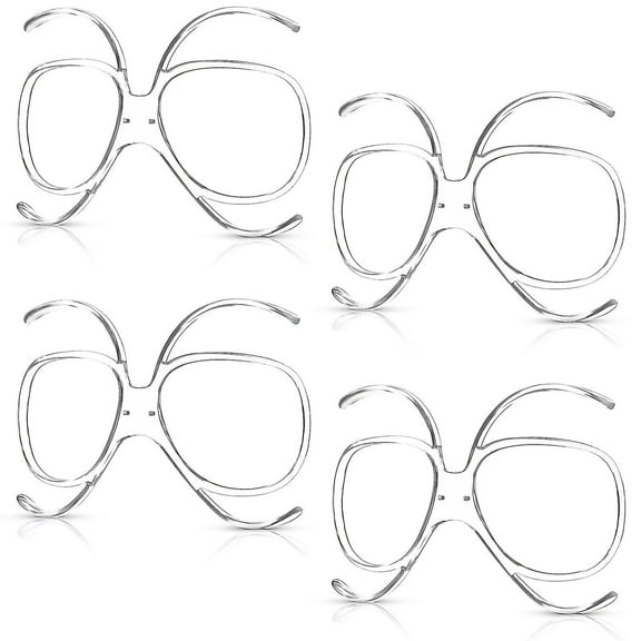 4-Piece Prescription Ski Goggles Rx Insert - Optical Adaptor for Ski and Snowboard Goggles