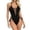 X1 Black, variant on Ticikt Women's Mesh One Piece Swimdress Swimsuit Slim Fit V Neck U Ring Bathing Suit Drawstring Sarong Swimwear,Color:Black,Size:L