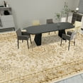 thumbnail image 5 of Area Rug for Living Room, 5.3x8 Machine Washable Rugs, Abstract Vintage Distressed Indoor Rug, Large Throw Rug Dining Room Aesthetic, Non-Slip Carpet, 5 of 9
