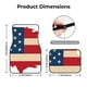 thumbnail image 5 of Balery American Flag Map Juego de 4 Alfombrillas para Auto, Revestimientos de Caucho Resistente, Diseño Antideslizante, 5 of 7