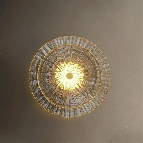 Post-modern Luxury Glass Home Decor Wall Lamp For Living Room Background Bedroom Light Fixtures Corridor Aisle Sconces