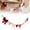 Z-K, variant on Xloro Valentine's Day Heart Garland, Pink Felt Hearts with Felt Beads, Pre-Strung Banner for Home, Nursery, Fireplace, Wedding, Anniversary Decor (1Pc 48")