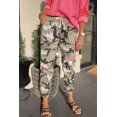 thumbnail image 4 of Women's Elastic Waist Neon Camo Joggers, 4 of 23