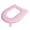 Pink, variant on Toilet Seat Cover Reusable High-Foam EVA Material Washable Wipeable Non-Slip With Lifting Tab For Household Bathroom Use
