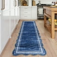 thumbnail image 3 of Washable Rugs for Living Room, Non Slip Modern Scalloped Rugs, Low Pile Soft Stain Resistant Rug Non Shedding Modern Print Floor Mats for Home Decor, 3 of 15