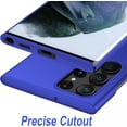 thumbnail image 5 of Case for Samsung Galaxy S23 Ultra Phone Case Protective Slim [Defend from Scratch/Slip/Drop/Fingerprint] Matte PC Hard Minimalistic Phone Cover for Samsung Galaxy S23 Ultra-Blue, 5 of 12