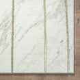 thumbnail image 3 of Abani Luna Collection Lines 8' x 10' Grey Gold Modern Area Rug, 3 of 5