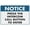 Warning Sign 4, variant on Notice Alcohol Or Illicit Drugs Not Permitted At This Workplace Sign Metal Signs 8"x12" Rust Free Aluminum,Uv Ink Printing,DurableWeatherproof Outdoor For Home