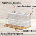 thumbnail image 2 of Hair Tool Organizer Countertop - Breathable Metal & Hot Tools For Vanity Under Sink Bathroom Dryer Holder Brush And Comb, 2 of 6