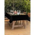 thumbnail image 3 of Outdoor Tablecloths with Umbrella Hole & Zipper, Sunflower Rectangle Tablecloth 52x70 Inch, Vintage Botanical Waterproof Table Cloth, Patio/Pool/Picnic Table Covers, 3 of 8
