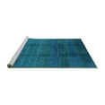 thumbnail image 2 of Ahgly Company Machine Washable Indoor Rectangle Persian Turquoise Blue Bohemian Area Rugs, 5' x 8', 2 of 4