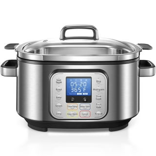  All-Clad Gourmet Slow Cooker, 5 quarts, Silver,SD492D50: Home &  Kitchen