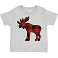 thumbnail image 3 of Inktastic Moose Silhouette Plaid Boys or Girls Toddler T-Shirt, 3 of 5