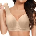 thumbnail image 2 of WCJM Women's Polyester,Spandex BK2 nylon underwear Bras For Women Sexy Up Wireless Solid Color Underwear Adjustable Breathable Comfort Support Anti Drop Bra, 2 of 4