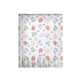 thumbnail image 2 of Cortinas de Pascua – Cortinas translúcidas, diseño de huevos de Pascua estampados, poliéster voile semitranslúcido, multicolor, panel bolsillo de varilla, 72,04 x 51,96 in, 2 of 6
