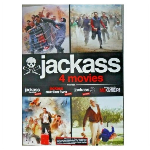 Warner Brothers. Jackass 4-Movies Collection (DVD)