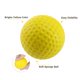 thumbnail image 2 of EeaseMX WINOMO - 18 pelotas de práctica elásticas con hoyuelos para entrenamiento en interiores y exteriores (amarillas), 2 of 7