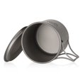 thumbnail image 3 of Taza de titanio plegable Lixada con tapa - Ligera y resistente para camping, senderismo y aventuras (300ml, 350ml, 420ml, 550ml, 650ml, 750ml), 3 of 6