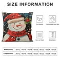 thumbnail image 5 of Qinduosi Let It Snow Christmas Decor Pillow Covers Set Of  Christmas Snowman Throw Pillow Covers Winter Linen Pillowcase Farmhouse Cushion Case Decoration for Couch Sofa Indoor,Outdoor, 5 of 5