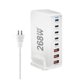 thumbnail image 1 of 268W Desktop Charger 8-port USB Type C PD Charger Fast Charge 3.0 Mobile USB Charger, 1 of 5