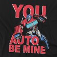 thumbnail image 2 of Transformers Valentine's Day You Auto Be Mine Unisex Infant Snap Suit for Baby, Black, Small, 2 of 3