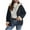Navy, variant on Winter Fashion Women Oversized Zip Solid Casual Coat Long Sleeve Hooded Casual Outwear Jackets Pockets Tops My Order My Items