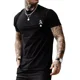 thumbnail image 1 of Playera De Hombre Patrón A Manga Corta Deportiva Tenis Top, 1 of 8