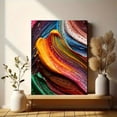 thumbnail image 6 of Vibrant Rainbow Swirl Canvas Print, Perfect Wall Art for Living Room Bedroom Office Kitchen Dining Room Hotel Lobby Studio, 6 of 8