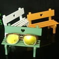 thumbnail image 6 of Shape Wooden Eyeglass Sunglass Holder Retainer/Spectacle Green, 6 of 8