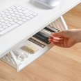 thumbnail image 4 of Under Cabinet Hanging Storage Box, Hollow Out Under Shelf Storage Box  For Bathroom, 4 of 8