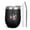 Matte-black, variant on 12oz Easter Egg Tumbler with Lid & Straw, Insulated Stainless Steel Wine Cup, [Easter Theme] Print