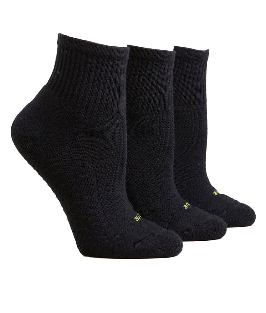 HUE Womens Air Cushion Mini Crew Socks 3Pack Style12802