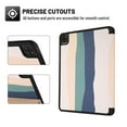 thumbnail image 4 of Dteck Case for iPad Pro 12.9 2020 & 2018, Auto Sleep/Wake Slim Lightweight Trifold Stand Smart Cover, Soft TPU Back Case with Pencil Holder for iPad Pro 12.9 inch, Rainbow 04, 4 of 5