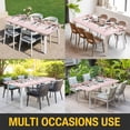 thumbnail image 5 of Pink Valentine's Day Table Cloths for 8 Foot Rectangle Tables, Spring Floral Eucalyptus Leaves Patio Waterproof Elastic Fitted Tablecloths, Washable Rectangular Table Cover for Camping, 5 of 8