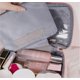 thumbnail image 3 of Velvet Cosmetic Bag Makeup Bags for Women Girls Travel Makeup Organiser Beauty Bag with Brush Holder Toiletry Storage Bag, Blue B, 3 of 4
