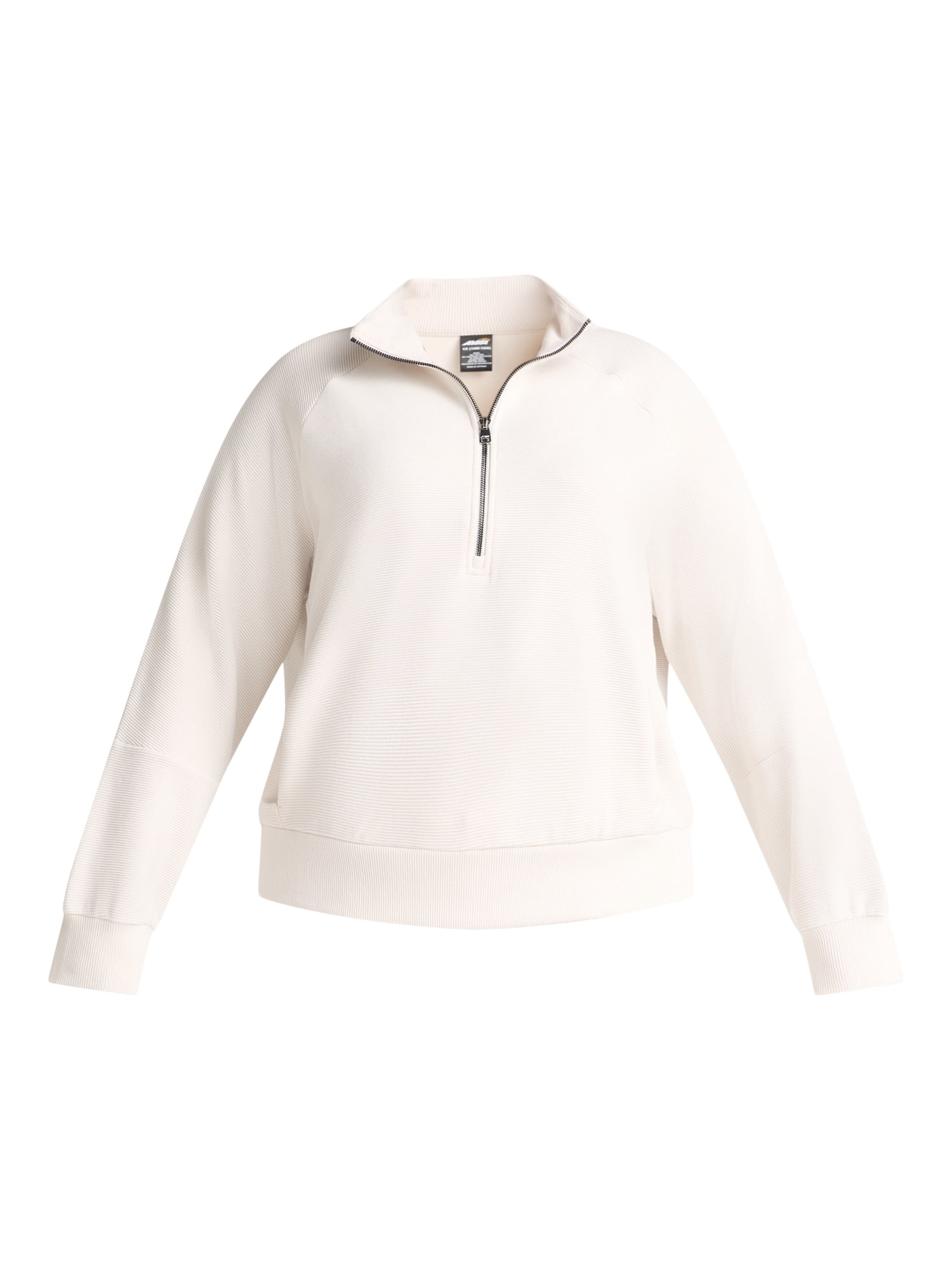 Avia Women's and Women's Ottoman 1/2 Zip Sweatshirt, Sizes XS-4X
