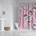 thumbnail image 2 of Pioneer Flower Floral Print Pattern Shower Curtain 84"x72" ,Bathroom Decorative Shower Curtains Set with 12 Hooks,Modern Waterproof Washable Shower Curtain, 2 of 6