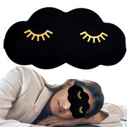 SHENERDA Blindfold for Sleeping 3D Cloud Shape Foam Blind Folds Multifunctional Ergonomic Sleep Cover with Adjustable Button for Bed