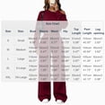 thumbnail image 3 of Xinoom Women 2 Piece Off Shoulder Tracksuit, Long Sleeve Slanted Shoulder Sweatshirt & Drawstring Wide Leg Pants with Pockets, Casual Matching Outfit Gift for Women Evening Party Wine,XXL, 3 of 6