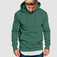 thumbnail image 4 of Gibobby Mens Hoodie Sweatshirt Zip Up Hooded Sweatshirts Soft Casual Hoodies(Dark Green,XL), 4 of 4
