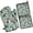 Boston Terrier Floral, variant on Boston Terrier Dog with Flower Kitchen Oven Mitt and Pot Holder Sets 2 Pcs for Baking, Cooking and Grilling, Heat Resistant Up To 392 °F