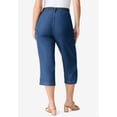 thumbnail image 2 of Roaman's Women's Plus Size Easy-Wear Straight Leg Capri, 2 of 4