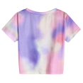thumbnail image 3 of Arshiner Girls Casual Short-Sleeve T-Shirt Cute Print Twist Front Summer Blouse for Girls Tunic Tee Tops, 3 of 7