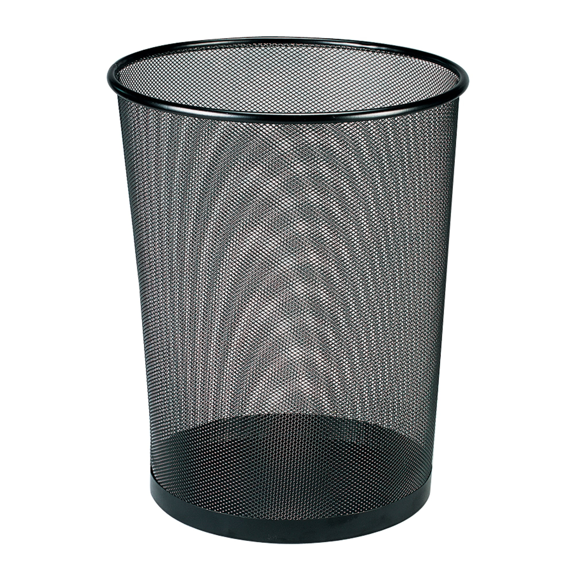 Mesh Office Wastebasket, 18 qt, Black | Bundle of 2 Each