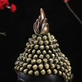 thumbnail image 3 of Buddha Head Figurine Resin Figure Statue for measurement .   Desktop Study Ornament, 3 of 9