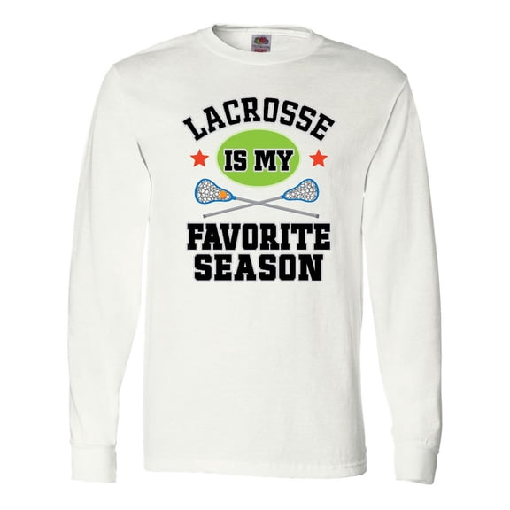 Inktastic Lacrosse is My Favorite Season Long Sleeve T-Shirt