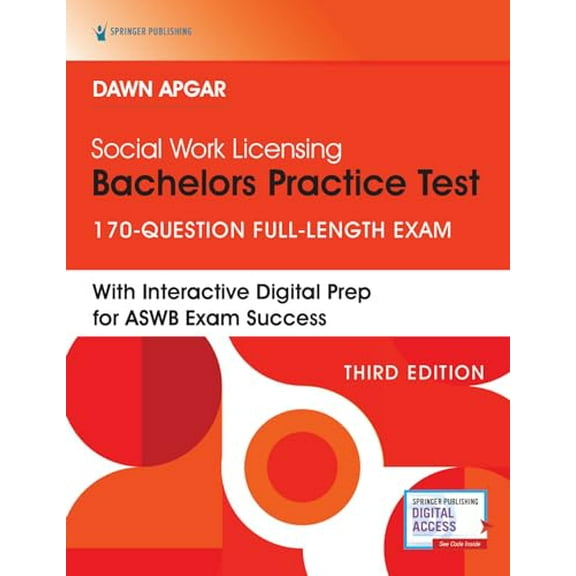 Pre-Owned Social Work Licensing Bachelors Practice Test: 170-Question Full-Length Exam (Paperback) 0826185754 9780826185754