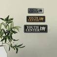 thumbnail image 2 of Standard Youth Center Sign (Red) - Large, 2 of 5